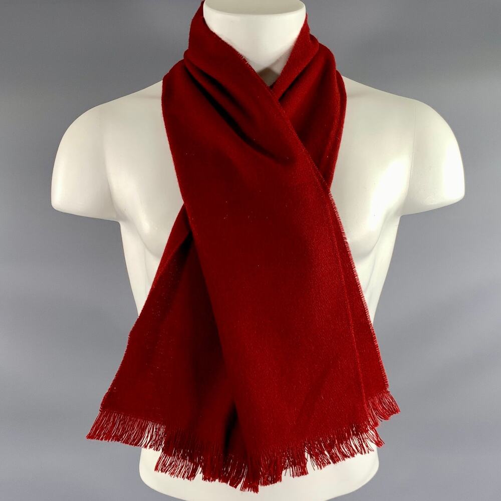 NO BRAND Red Wool Scarves